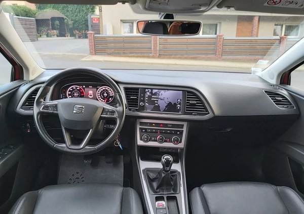 Seat Leon cena 54900 przebieg: 102000, rok produkcji 2018 z Czarnków małe 497
